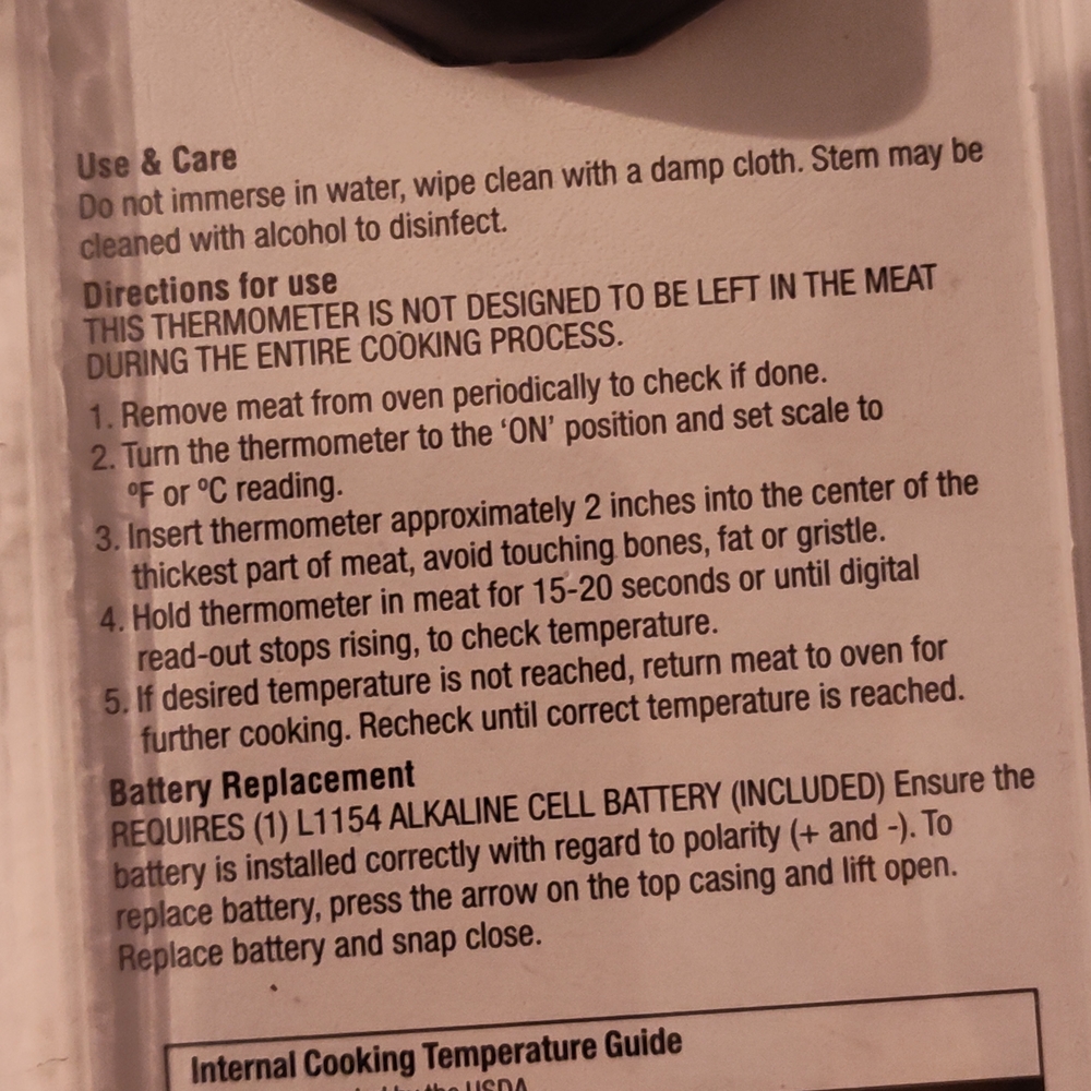 Digital Instant Read Thermometer - Picture 5 of 6